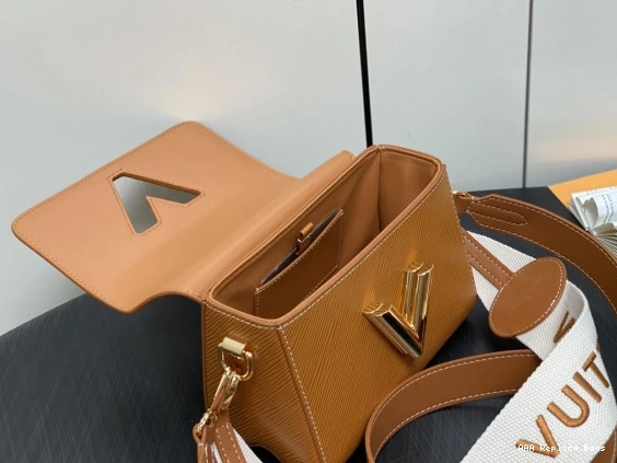 Aaa replica bags VUITTON LOUIS TWIST MM-23*17*9.5CM 0710